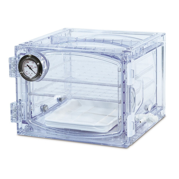 SP Bel-Art Lab Companion Clear PolycarbonateCabinet Style Vacuum Desiccator; 23 Liter