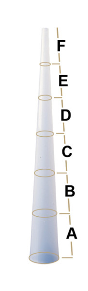 SP Bel-Art Poly-Cone Polypropylene UniversalJoint Adapter; 10? in.