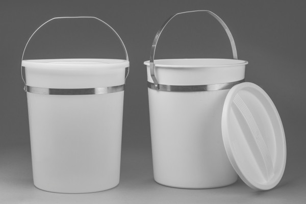SP Bel-Art Polyethylene 7.6 Liter Pail; 10 in.Height, 8 in. I.D.