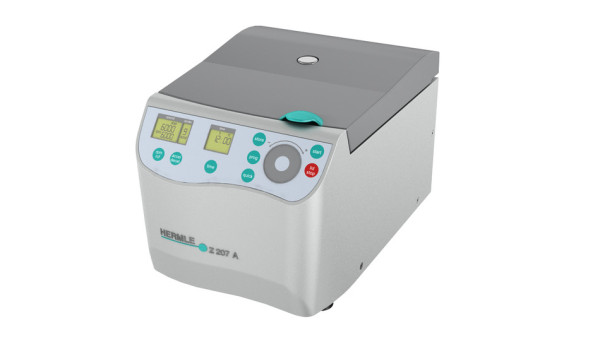 Hermle Package: Small Centrifuge Z 207 A, 100 - 230 V / 50-60Hz incl. angle rotor 221.57 V01 for 8 x 15 ml RB or 4 x 15 ml Falcon tubes