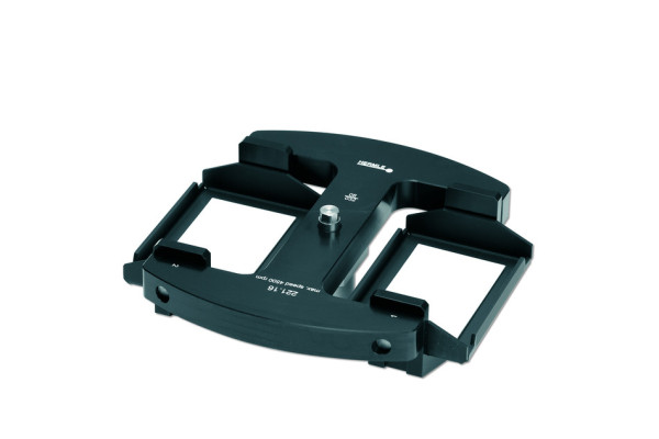 Hermle Swing out rotor, 2 places incl. 2 carriers no. 607.000 for MTP max. speed: 4,500 rpm max. loading height: 63 mm max. RCF: 2,716 x g max. loading weight: 310 g max. radius: 12.0 cm