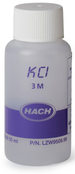 Hach Filling Solution, Reference, 3 M KCl, 125 mL