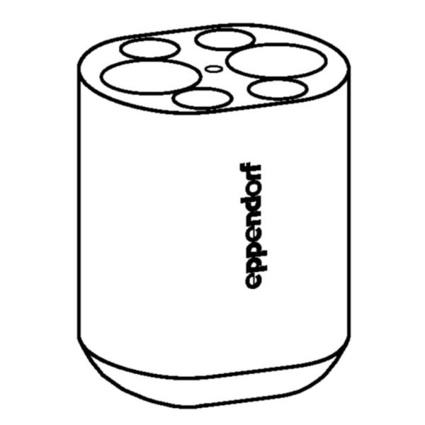 Eppendorf Adapter, für 2 konische Gefäße, skirted 50 mL, für Rotor S-4-72, 2 Stück