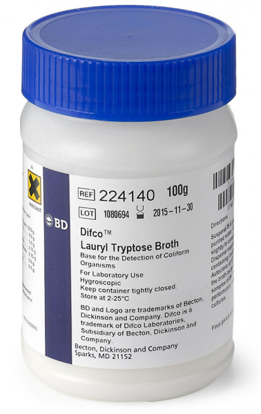 Hach Lauryl tryptose broth, dehydrated 100 g