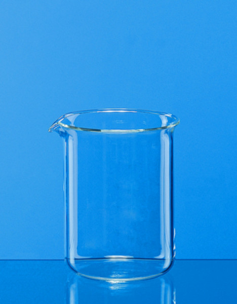 BRAND Beaker, low form, Boro 3.3, 5 ml, w/o graduation, with spout