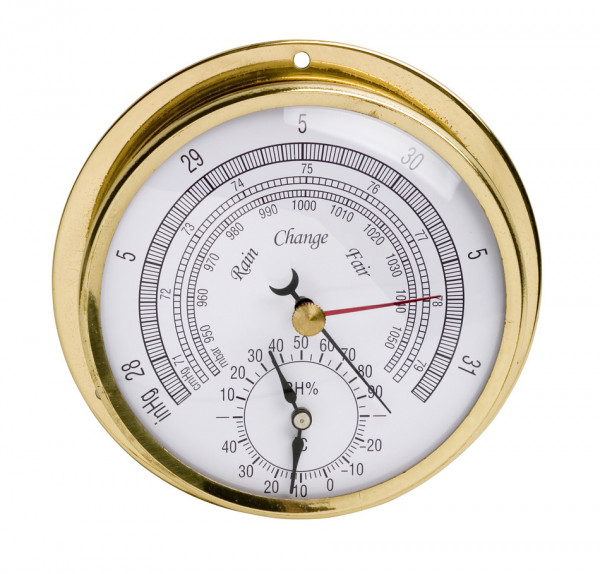 SP Bel-Art, H-B DURAC Thermometer-Hygrometer- Barometer; -30/50C, 0/100 Percent Humidity Range