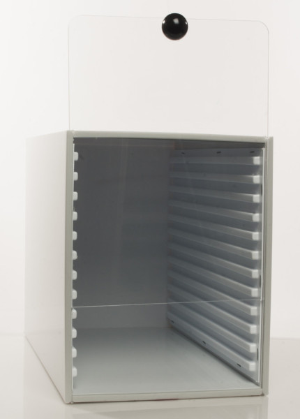 SP Bel-Art Microscope Slide Tray Cabinet; 12Trays - 240 Slides Capacity, 14 x 8³/16 x 10 in.,Plastic