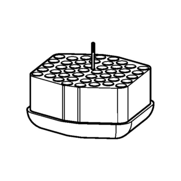 Eppendorf Adapter, für 46 Reaktionsgefäße 12 × 75 mm, 5 mL FACS, 2 Stück