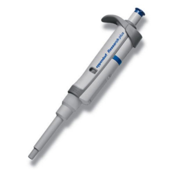 Eppendorf Research® plus, single-channel, fixed, 250 µL, blue