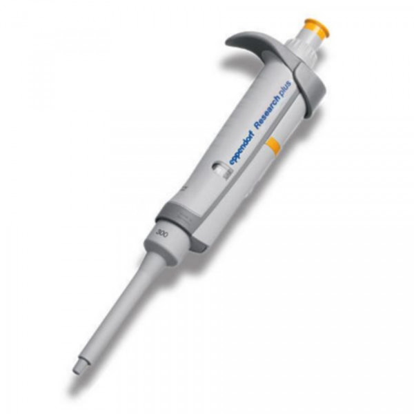 Eppendorf Research® plus (EU-IVD), single-channel, variable, 30 – 300 µL, orange