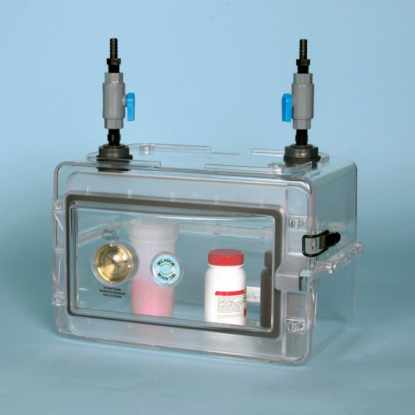 SP Bel-Art Secador Polystyrene Mini Gas-PurgeDesiccator Cabinet; 0.3 cu. ft.