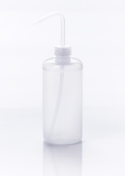 SP Bel-Art Narrow-Mouth 500ml (16oz) PolyethyleneWash Bottles; Natural Polypropylene Cap, 28mmClosure (Pack of 12)