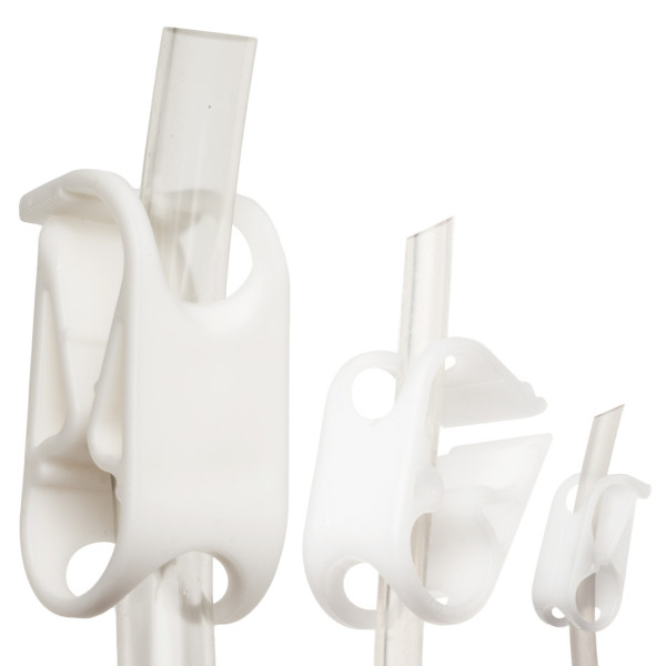 SP Bel-Art Acetal Mini Plastic Tubing Clamps; ForTubing Under ³/16 in. O.D. (Pack of 100)