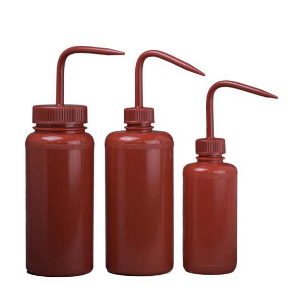 SP Bel-Art Red 500ml (16oz) Polyethylene WashBottles; Polypropylene Cap, 53mm Closure (Pack of6)