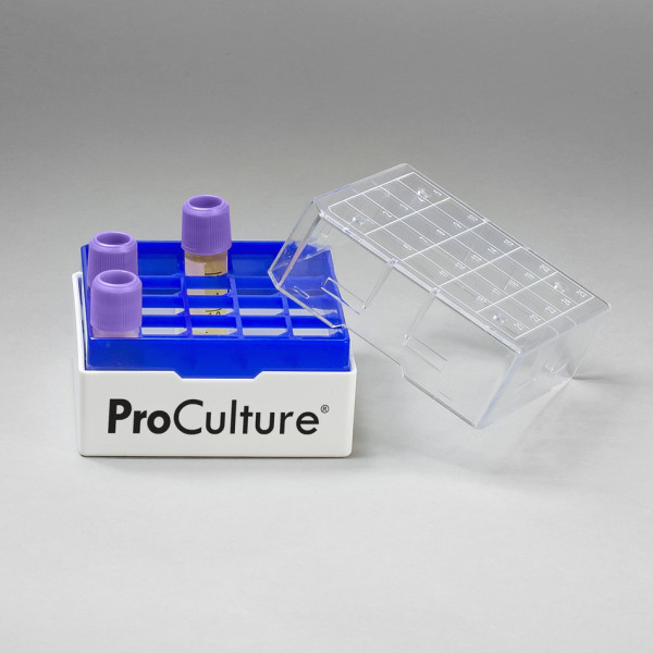 SP Bel-Art ProCulture Cryogenic Vial Storage Box; 25 Places, For 1.2-2.0ml Vials (Pack of 8)