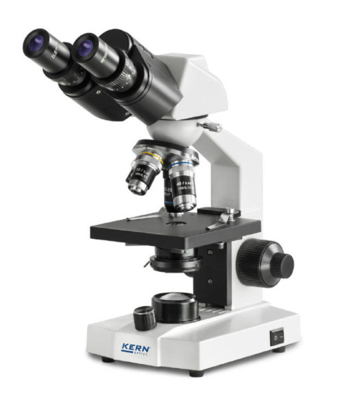 Kern Durchlichtmikroskop (Schule) Binokular Achromat 4/10/40: WF10x18: 0,5W LED