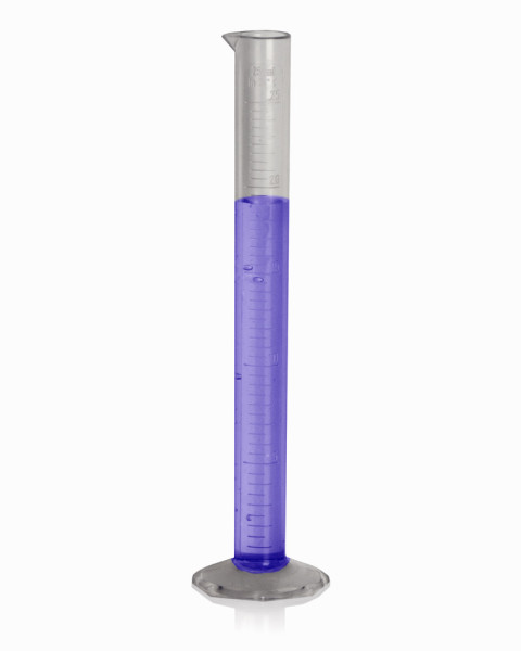 SP Bel-Art 25ml Clear TPX Graduated Cylinder;0.5ml Graduation