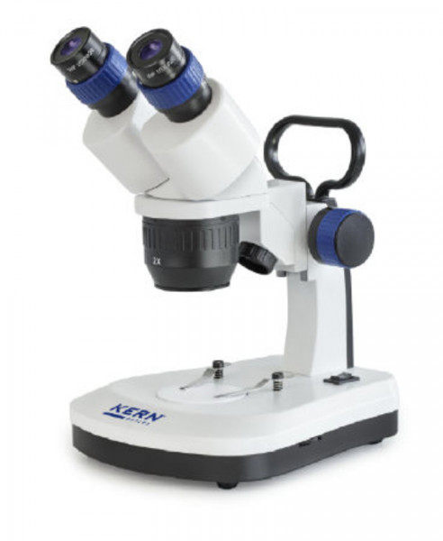 Kern Stereo microscope with robust, ergonomic design, ideal for workshops, schools and training