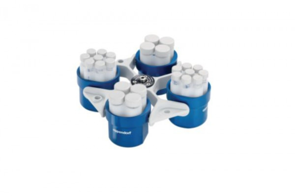 Eppendorf Swing-bucket rotor S-4-72, 4 x 250 mL, incl. 4 round buckets 250 mL (5804/R)