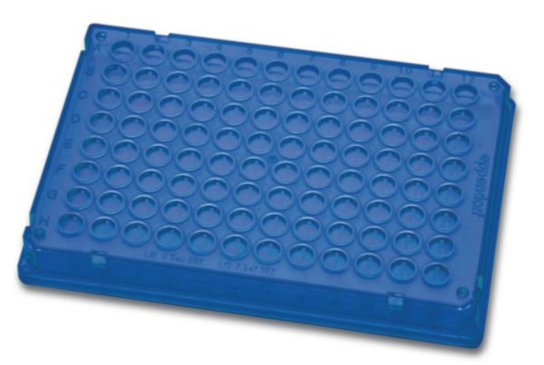 Eppendorf twin.tec® PCR Plate 384, 40 µL, PCR clean, blue, 300 plates
