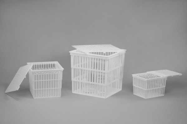 SP Bel-Art Polypropylene Test Tube Basket; 6 x 6x 6 in., No Lid
