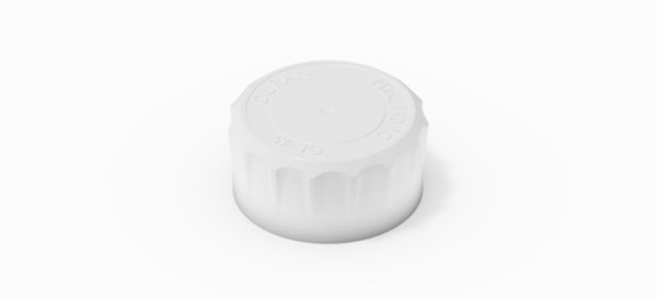 DWK DURAN® YOUTILITY® Screw Cap GL 45, White Polypropylene, USP Class VI