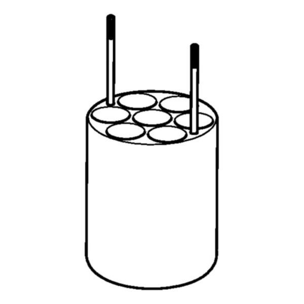 Eppendorf Adapter, für 7 Blutentnahmegefäße 9 mL, 2 Stück