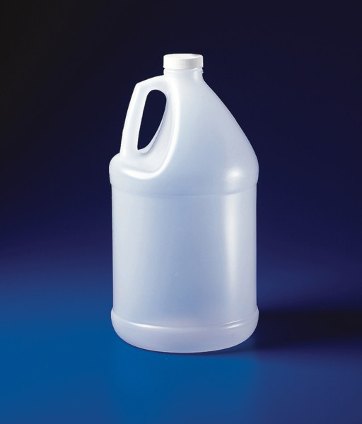 SP Bel-Art Jug-Style 4 Liter (1 Gallon)Polyethylene Bottles with Handle; 38mm Closure(pack of 12)