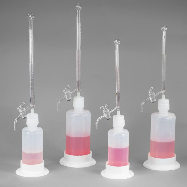 SP Bel-Art Borosilicate Glass 25ml Automatic SelfZeroing Burette; 500ml Reservoir