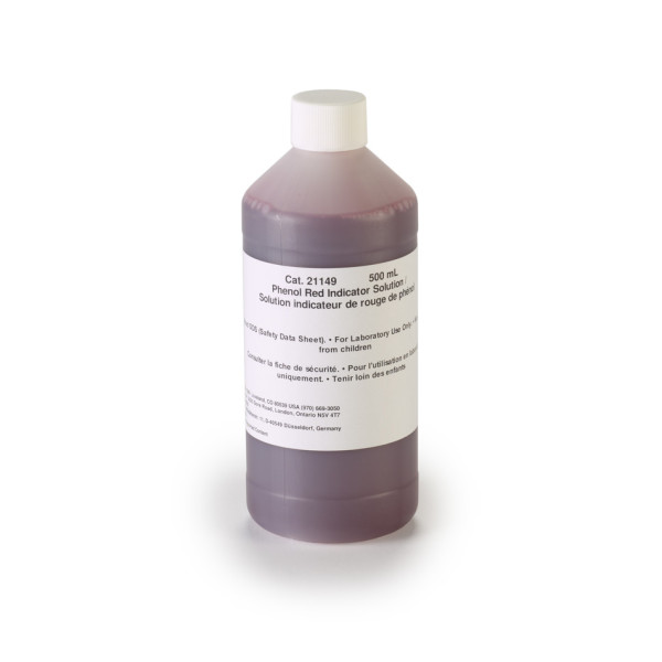Hach Phenolrot-Indikatorlösung, 500 mL, Flasche