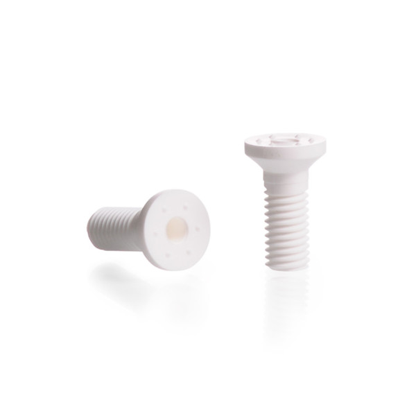 DWK KECK Suction connectors AS M8, screw, white