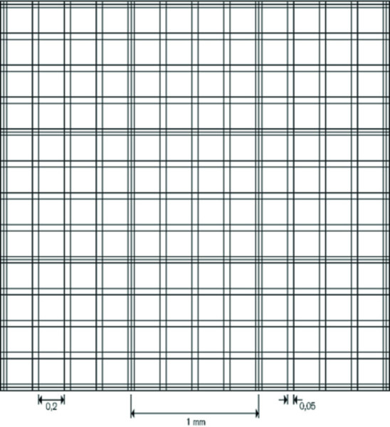 BRAND Counting chamber BLAUBRAND® Bürker pattern, w/o clips double ruling