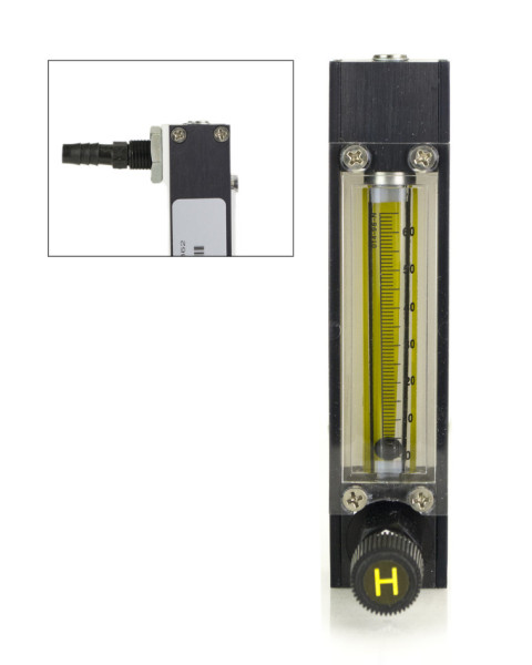 SP Bel-Art Riteflow Aluminum Mounted Flowmeter;65mm Scale, Size 5