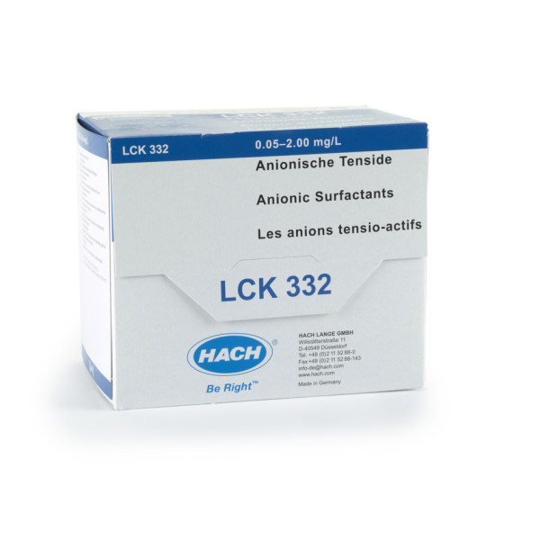 Hach Anionische Tenside Küvetten-Test 0,05-2,0 mg/L, 25 Bestimmungen