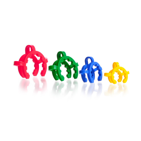 DWK KECK-Clips for conical joints, POM, KC, NS 29.2, red, KECK-ART.-No. 01-29