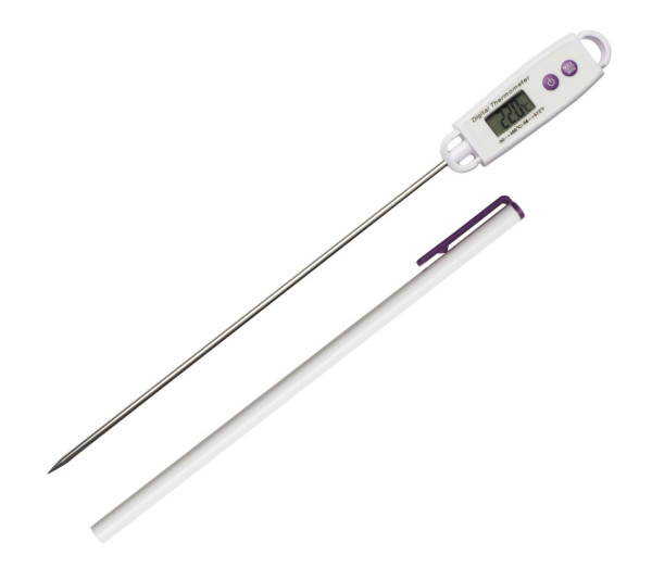 SP Bel-Art, H-B DURAC Calibrated ElectronicStainless Steel Stem Thermometer, - 50/300C (-58/572F), 197mm (7.75 in.) Probe