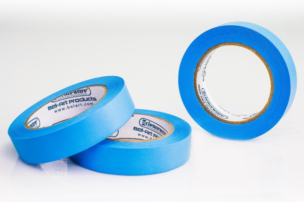 SP Bel-Art Write-On Blue Label Tape; 40yd Length,1 in. Width, 3 in. Core (Pack of 3)