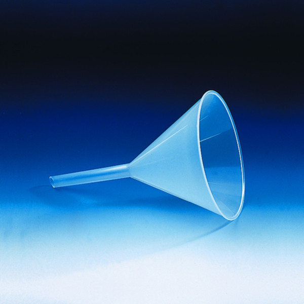 BRAND Funnel with internal fluting, PP, outer diameter 120 mm, stem diameter 11 mm, length 85 mm