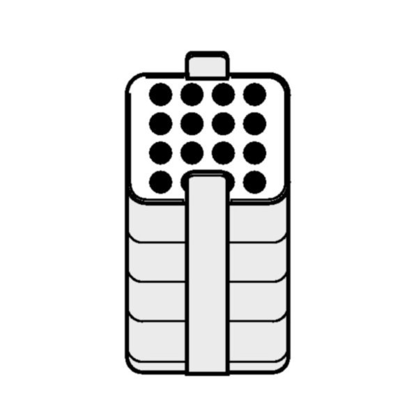 Eppendorf Adapter, for 16 round-bottom tubes 3 – 15 mL, 2 pcs.