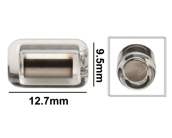 SP Bel-Art Pyrex Magnetic Stirring Bar; GlassEncapsulated, 12.7 x 9.5mm