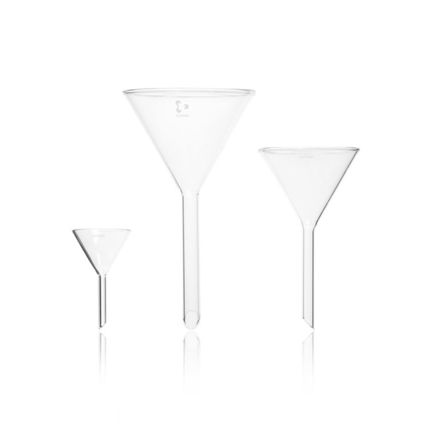 DWK DURAN® funnel, short stem, with print, d = 35 mm