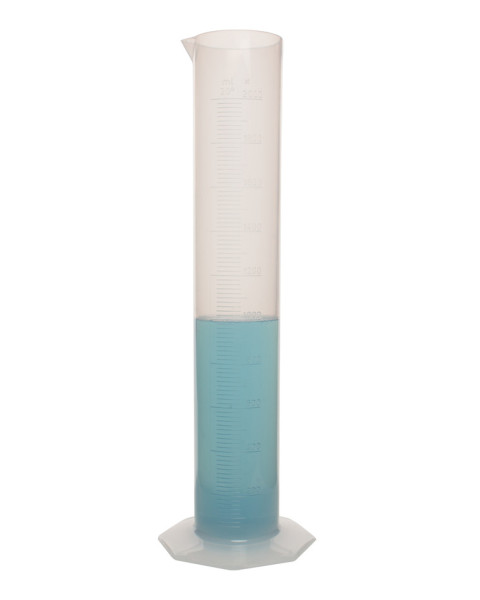 SP Bel-Art Single Scale 2000ml PolypropyleneGraduated Cylinder; 20.0ml Graduation