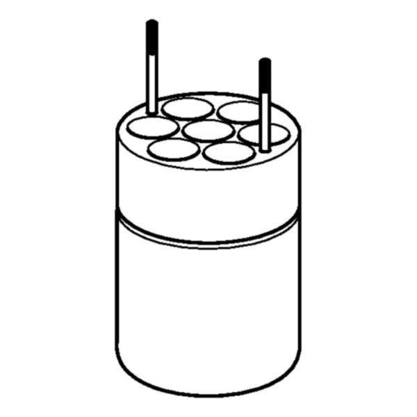 Eppendorf Adapter, für 7 Blutentnahmegefäße 5.5  12.0 mL, 2 Stück