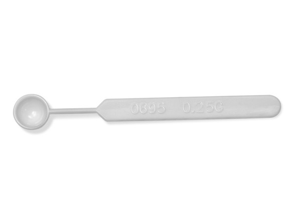 SP Bel-Art Mini Sampling Spoon; 0.25ml(0.0085oz), Plastic (Pack of 25)