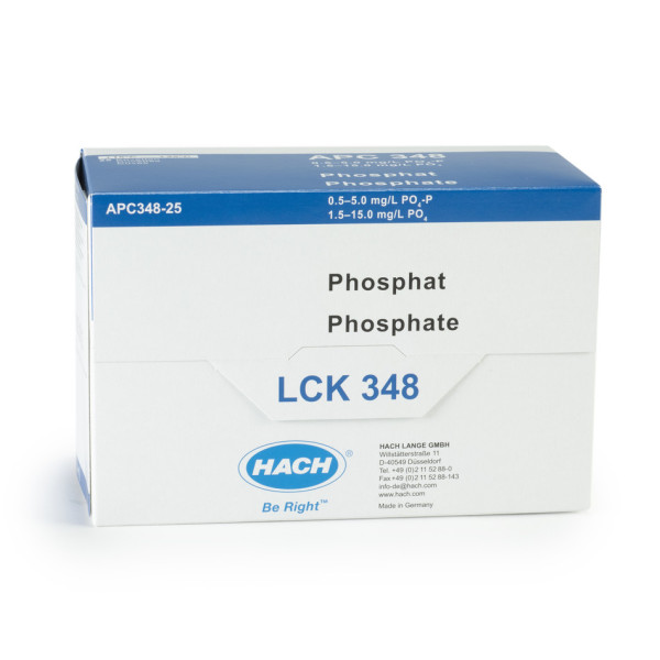 Hach Phosphate Ortho/Total cuvette test 0.5-5.0 mg/L PO₄-P, 25 tests