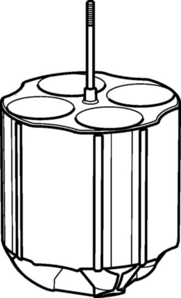 Eppendorf Adapter, for 4 tubes 50 mL conical, for Rotor S-4x400, 2 pcs.
