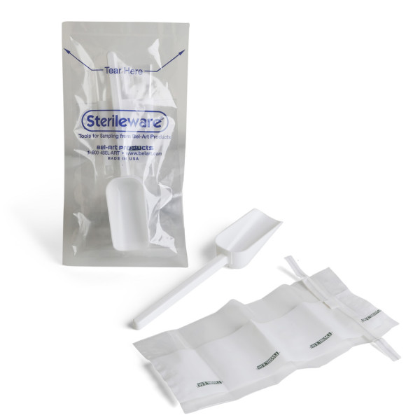 SP Bel-Art Sterileware Scoop an Bag Sampler;60ml (2oz), Sterile Plastic, Individually Sealed(Pack o