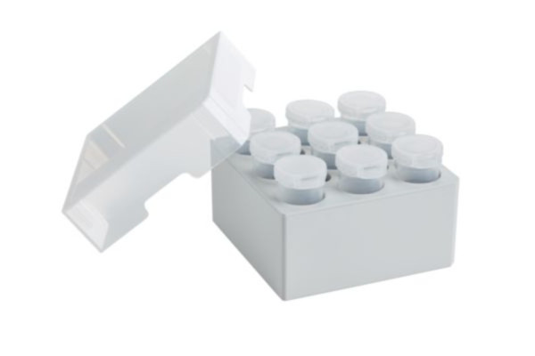 Eppendorf Aufbewahrungsbox 3 × 3, 89 mm, 3,5 in, 2 Stück