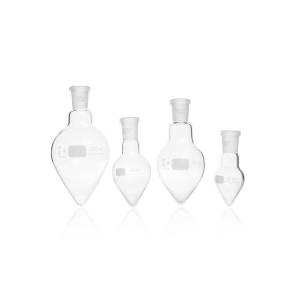 DWK DURAN® Pear shape flask, NS 14/23, 10 ml