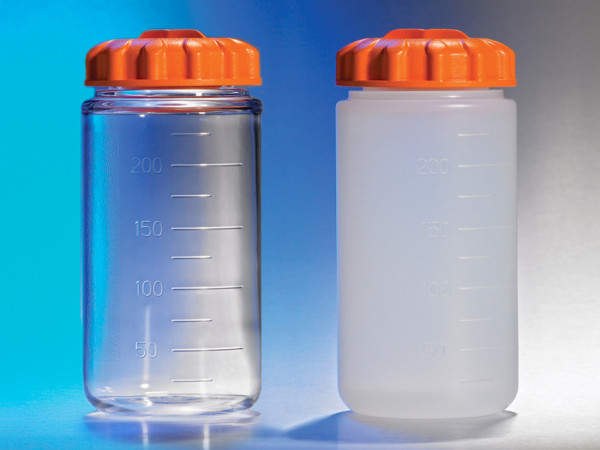 Corning® 250 mL PP Centrifuge Bottle with Screw Cap, Nonsterile, 4/Pack, 36/Case